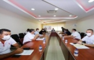 Spor Güvenlik Kurulu Kaymakam Ürkmezer Başkanlığında...