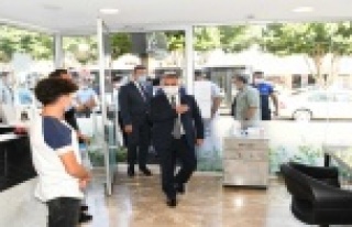 Vali Yazıcı pandemi denetimlerini yerinde inceledi