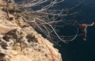 20 metrelik falezlerden ‘kafayı yemişsiniz’...