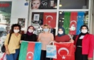 Ak Partili kadınlardan Alanya'da yaşayan Azerilere...