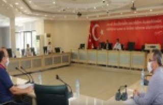 Alanya Belediyesi haftalık encümen toplantısı...