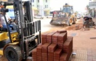 Alanya Belediyesi, Konaklı ile Payallar'ı kaldırımla...