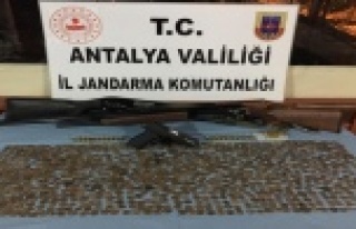 Alanya'da bir eve yapılan baskınla bin 83 tarihi...