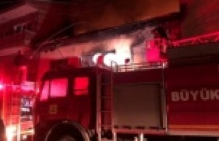 Alanya'da korkutan yangın