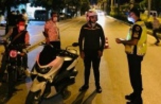 Alanya'da motosikletlere yönelik sıkı denetim