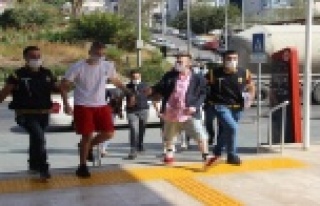 Alanya'da yakalanan Norveçli hırsızlardan...