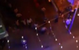 Alanya sokaklarında gece yarısı büyük kavga