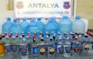 Alanya’da jandarma sahte içki deposu gibi restoran...
