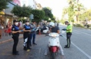 Alanya’da kurallara uymayan motosiklet sürücülerine...