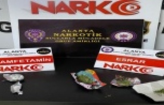Alanya’da uyuşturucu operasyonu