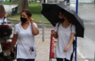 Antalya'da sonbaharın ilk yağmuru