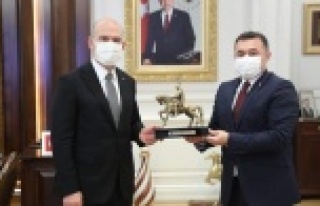 Başkan Yücel, Bakan Soylu'yu ziyaret etti