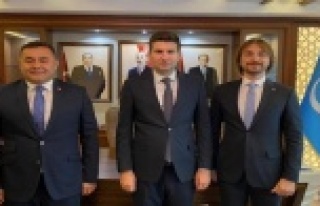 Başkan Yücel’den Ülkü Ocakları Başkanı Yıldırım’a...