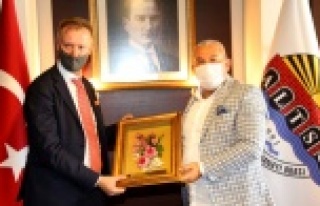 Büyükelçiden Şahin'e ziyaret