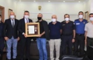 Gazilik Beratını kaymakam verdi