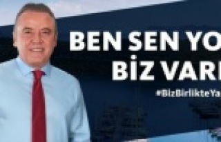 Haydi kalk Muhittin başkan! Doğum günü pastan...