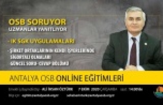 OSB 2.dönem online eğitim programları başladı