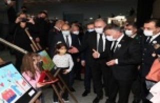 10 Kasım resim, şiir, kompozisyon yarışmasında...