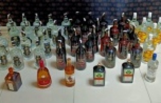 Alanya'da kaçak içki operasyonu