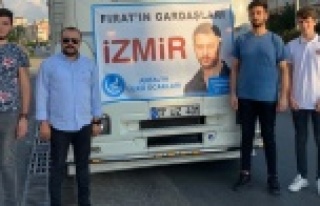 Alanya Ülkü Ocakları'ndan İzmir'e yardım...