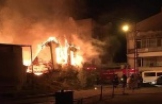 Antalya’da tarihi Balbey’de yangın