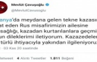Bakan Çavuşoğlu: “Rus misafirimizin ailesine...