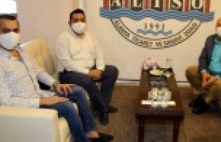 Başkan Şahin bankacıları ağırladı