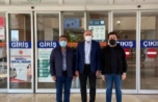 Başkanvekili Hacıarifoğlu, Başkan Böcek'i...