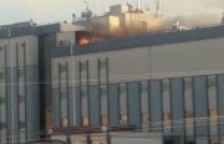 Hastanede korkutan yangın