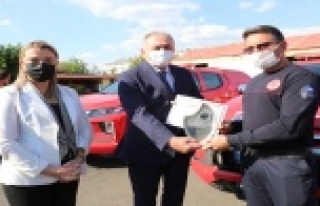 Hayat kurtaran kahramanlar ödüllendirildi