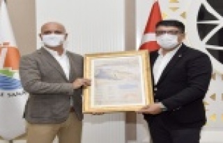 OSB Başkanı Ali Bahar, ANTİAD’ı konuk etti