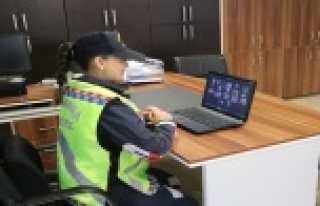 Alanya’da jandarmadan öğrencilere online ders
