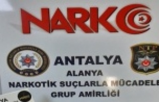 Alanya’da uyuşturucu operasyonu