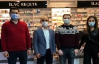 Alanya’daki eczacılara anlamlı ziyaret