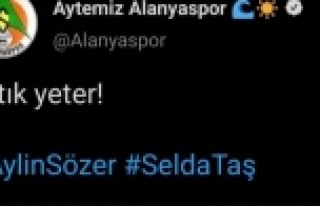 Alanyaspor'dan kadın cinayetlerine tepki