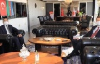 Kaymakamdan başsavcıya hayırlı olsun ziyareti