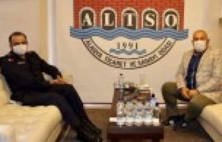 Komutandan Şahin'e ziyaret