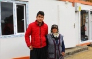 Nazmiye teyze ve oğlu yuvasına kavuştu