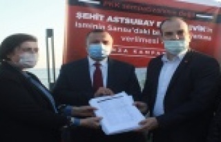 Şehit Astsubay Esma Çevik Parkı için 10 bin imza