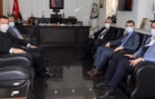 Ak Partili vekilden kaymakama ziyaret