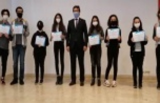 Alanya'da TÜBİTAK yarışmalarında kazananlar...