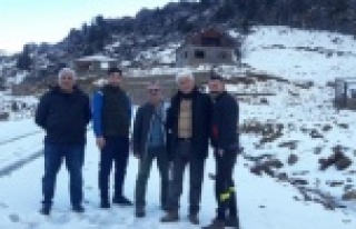 Alanya'nın yaylaları beyaza büründü