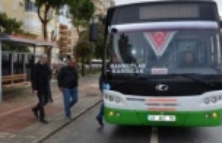 Alanya’da otobüslere yüzde 14 zam geldi