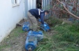 Depodan 10 adet dalgıç pompası çalan şüpheli...