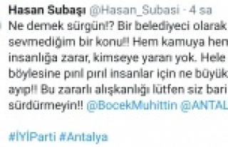 Hasan Subaşı'dan Muhittin Böcek'e sürgün...
