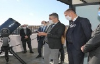 Kaymakam Ürkmezer'den Uzay Gözlem Üssü'ne...