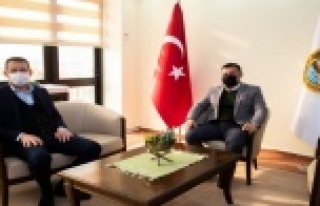 Kaymakam Ürkmezer ve Başkan Yücel istişare etti