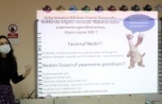 Miniklere enerji tasarrufu anlatıldı