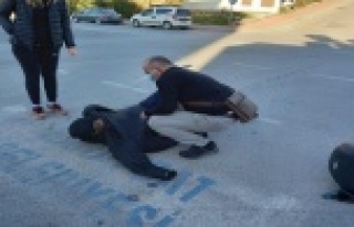 Motosiklet sürücüsünün yaralanmasına sebep oldu,...