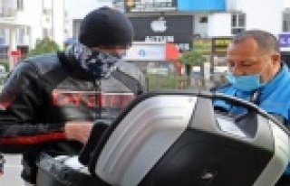 Sivil trafik polisinin durdurduğu motosikletli alkollü...